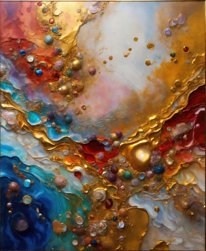 Liquid, Water, Fluid, Amber, Art, Paint