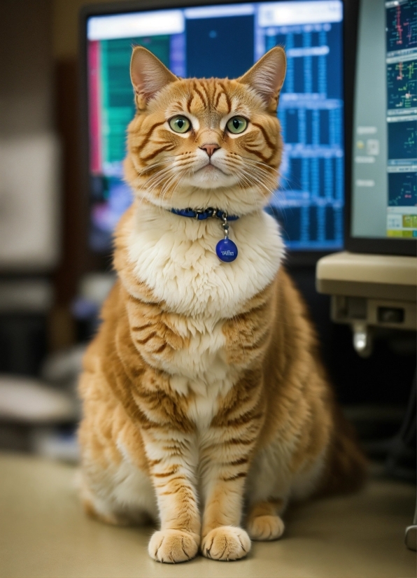 Meditation Stock Footage, Cat, Felidae, Carnivore, Computer Keyboard, Small To Medium-sized Cats