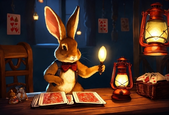 No Copyright Music Soundcloud, Light, Table, Orange, Lighting, Rabbit