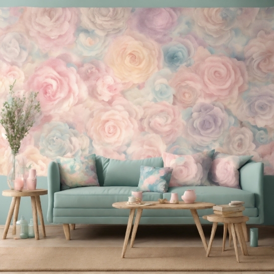 No Copyright Youtube Video Background, Furniture, Couch, Flower, Pink, Living Room