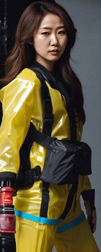 Particles Stock Footage, Black, Latex Clothing, Sleeve, Yellow, Leather Jacket