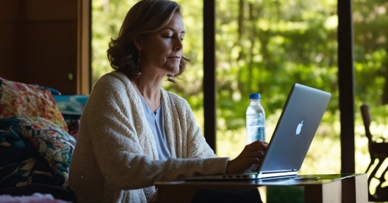 Philadelphia Stock Footage, Computer, Personal Computer, Laptop, Plant, Bottle