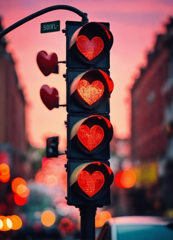 Photograph, Traffic Light, Orange, Automotive Lighting, Sky, Lighting