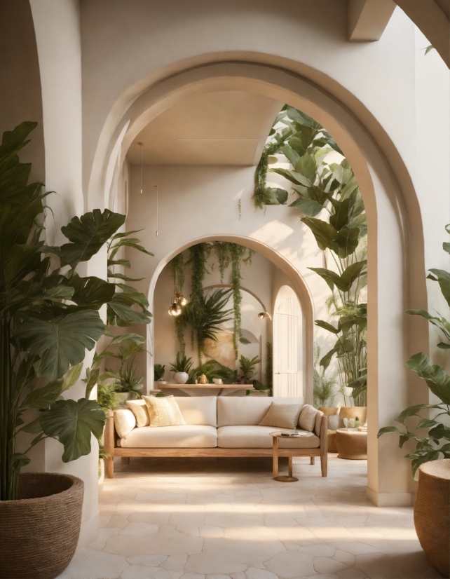 Plant, Property, Building, Houseplant, Interior Design, Shade