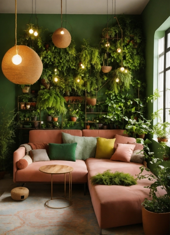 Plant, Property, Furniture, Green, Window, Couch