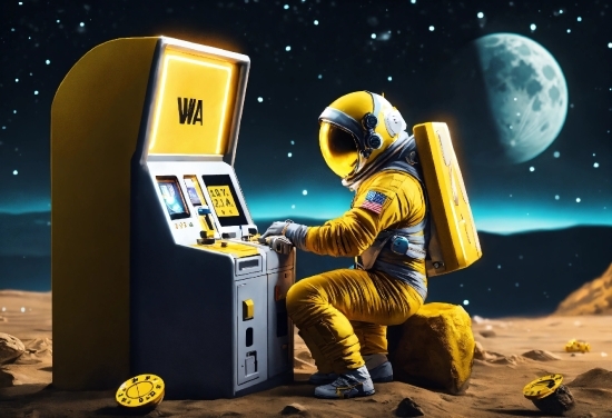 Prison Stock Footage, World, Moon, Astronaut, Yellow, Astronomical Object