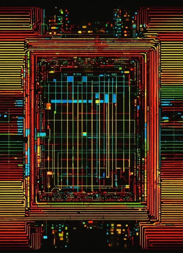 Rectangle, Gas, Technology, Pattern, Symmetry, Electric Blue