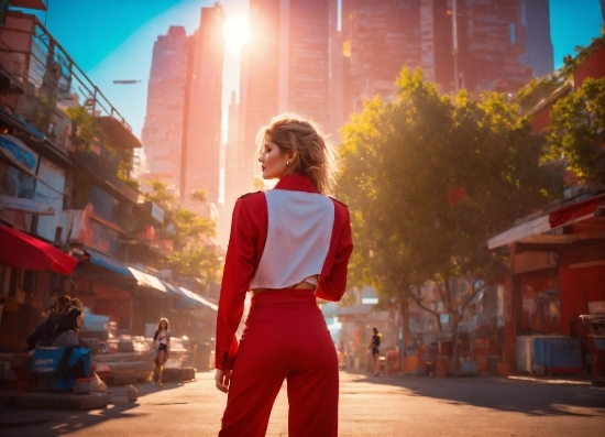 Reddit Stock Footage, Building, Orange, Lighting, Flash Photography, Sunlight