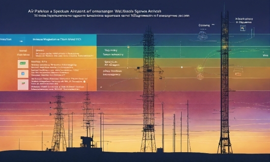 Stock Footage For Free, Sky, Afterglow, Electricity, Line, Overhead Power Line