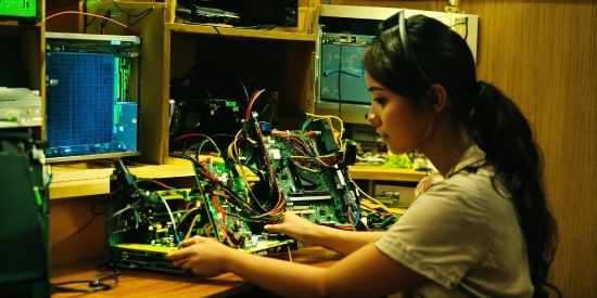 Stop Motion Stock Footage, Computer, Desk, Personal Computer, Circuit Component, Table