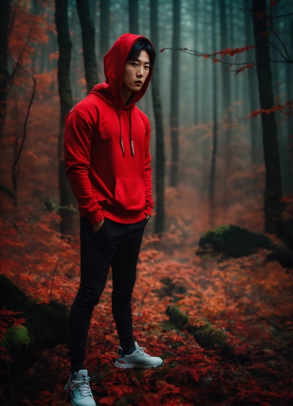 Story Stock Footage, Plant, People In Nature, Flash Photography, Orange, Wood