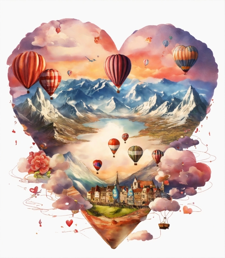 Trailer Music Free, Happy, Balloon, Art, Holiday Ornament, Painting