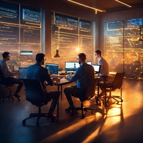 Video Background Screen, Furniture, Table, Computer, Chair, Computer Monitor