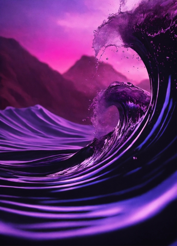 Video Editor For Instagram Reels, Liquid, Purple, Sky, Violet, Art