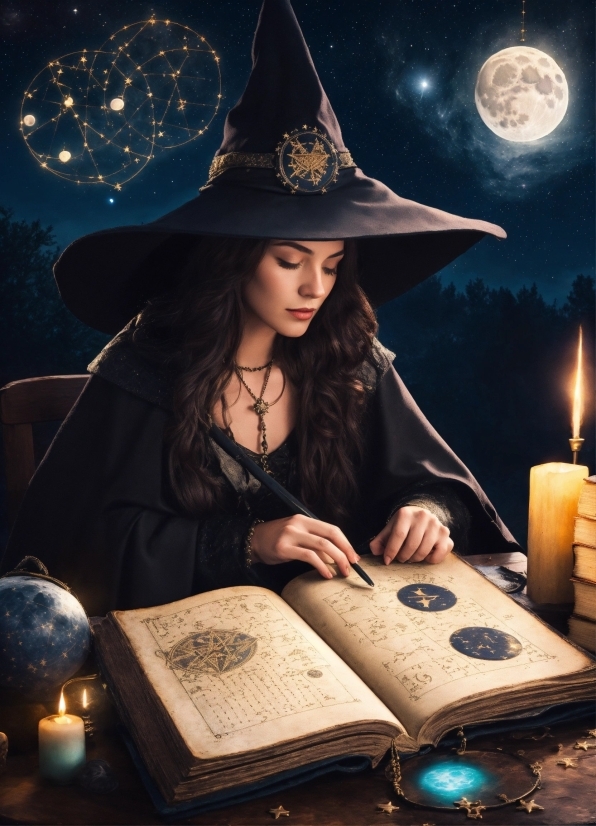 Video Editor No Watermark, Hat, Candle, Light, Lighting, Moon