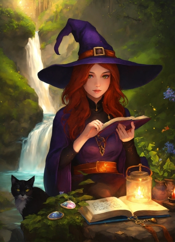 Video Making Ai, Photograph, Candle, Witch Hat, Nature, Hat