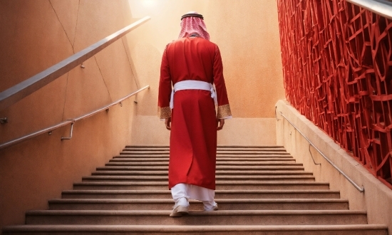 Virtual Reality Stock Footage, Orange, Sleeve, Temple, Stairs, Red