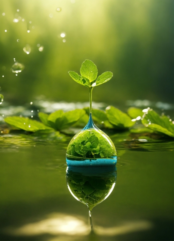 Water, Liquid, Water Resources, Leaf, Plant, Botany