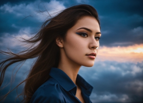 Watermark Free Stock Videos, Lip, Cloud, Sky, Eyebrow, Eye