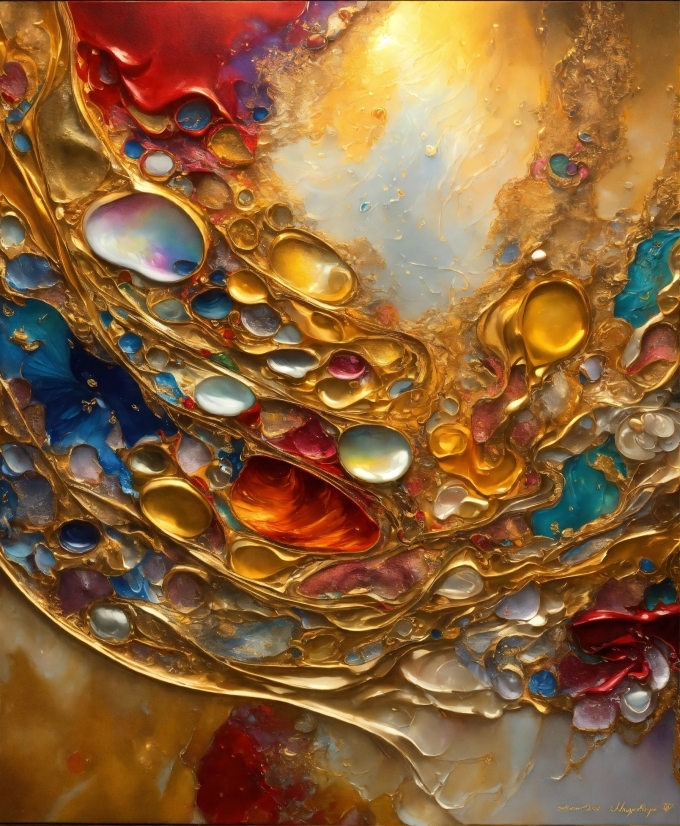 Without Copyright Video Download, Amber, Liquid, Glass, Art, Pattern