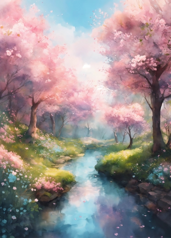 2d Graphics Software, Flower, Atmosphere, Plant, Water, Light