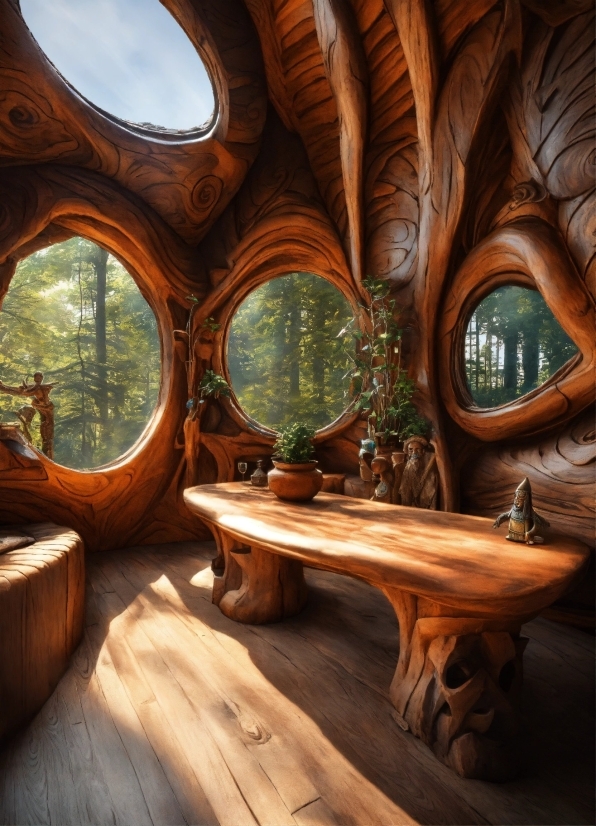 360 Booth Software, Wood, Window, Interior Design, Tree, Art