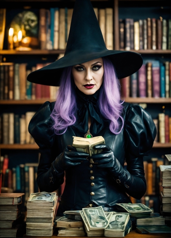 5x7 Canvas Prints, Clothing, Witch Hat, Bookcase, Shelf, Hat