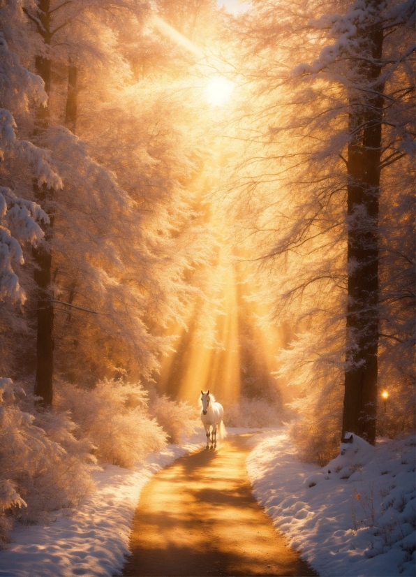 Atmosphere, Plant, Nature, People In Nature, Wood, Snow