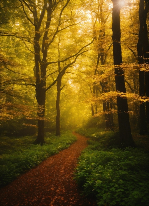 Background Of Photo Editing, Plant, Atmosphere, Light, Natural Landscape, Wood