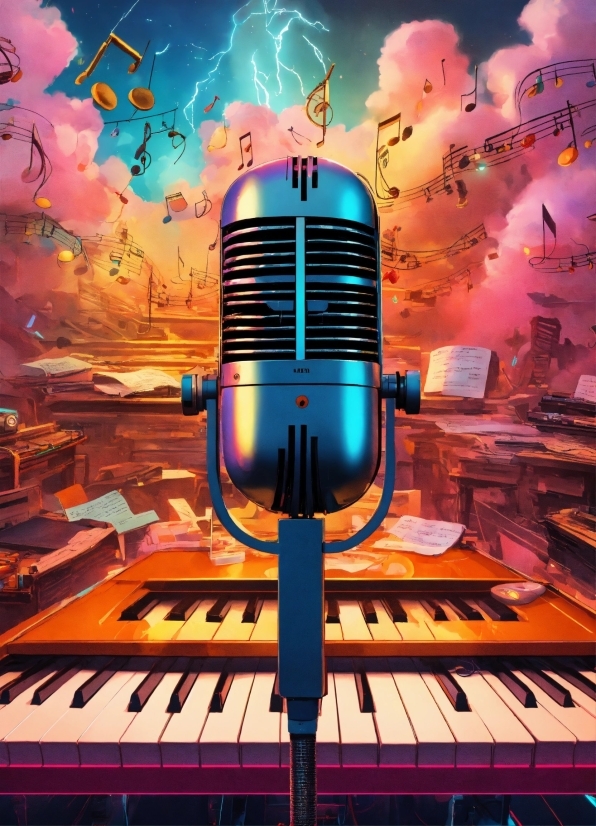 Background Png Editing, Light, Nature, Musical Keyboard, Orange, Keyboard