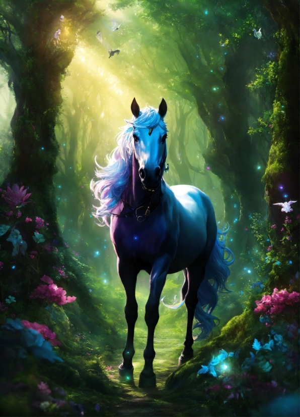 Background Remover Picsart, Horse, Plant, Organism, Art, Painting