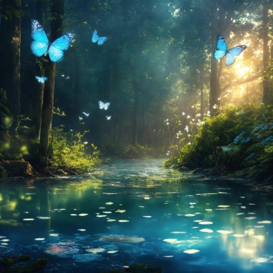 Best Multimedia Software, Atmosphere, Water, Plant, Light, Blue