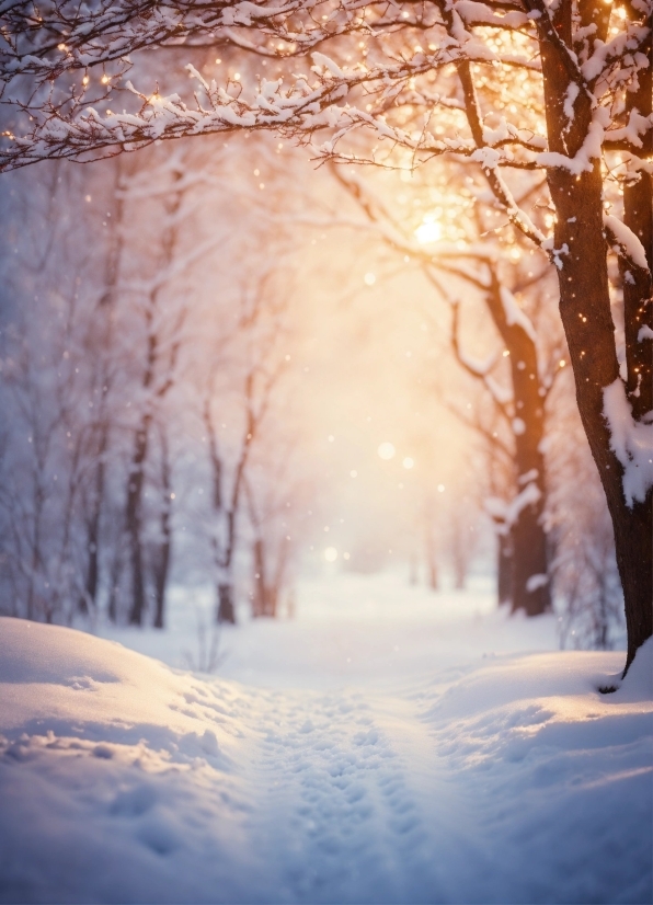 Best Online Photoshop, Atmosphere, Snow, Plant, Natural Landscape, Twig