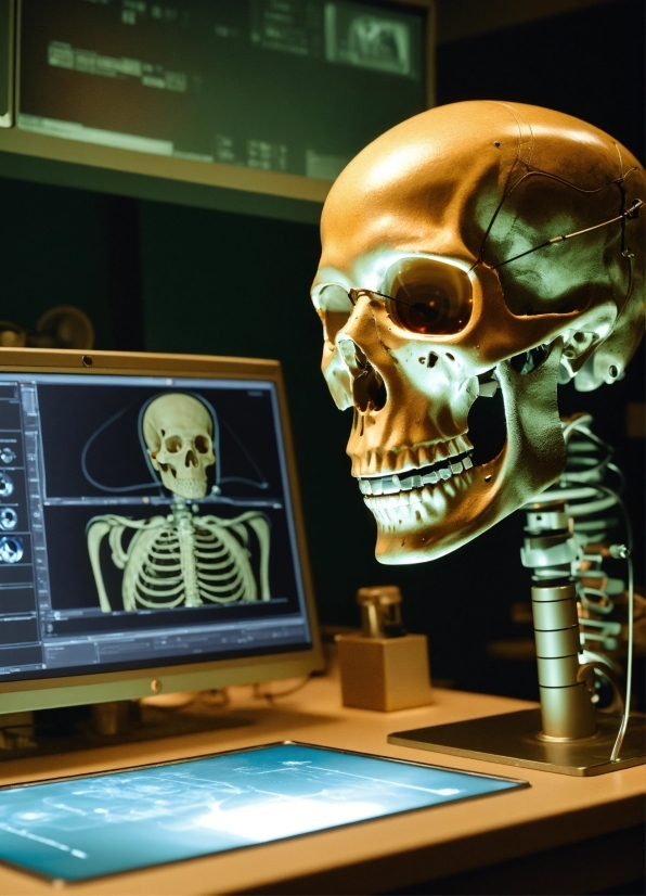 Business Cards With Logo, Jaw, Personal Computer, Bone, Skull, Computer