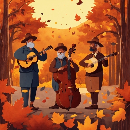 Canva Graphic Designer Jobs, Musical Instrument, Musician, Guitar, People In Nature, Orange