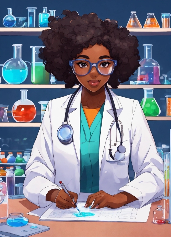 Canvas Print On Demand, White Coat, Science, Scientist, Medical, Chemist