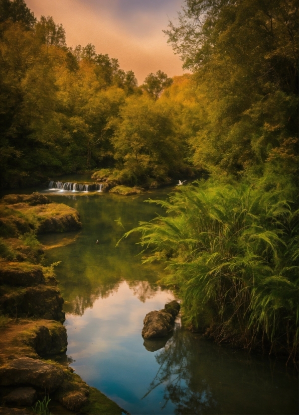 Change Dimensions Of Image, Water, Cloud, Sky, Plant, Water Resources