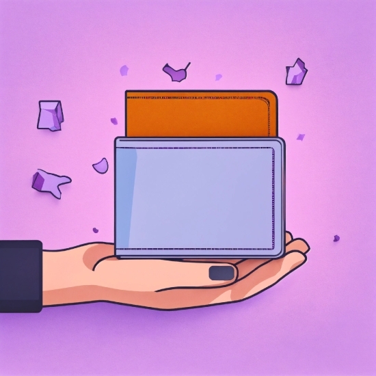 Computer, Personal Computer, Purple, Gesture, Rectangle, Art