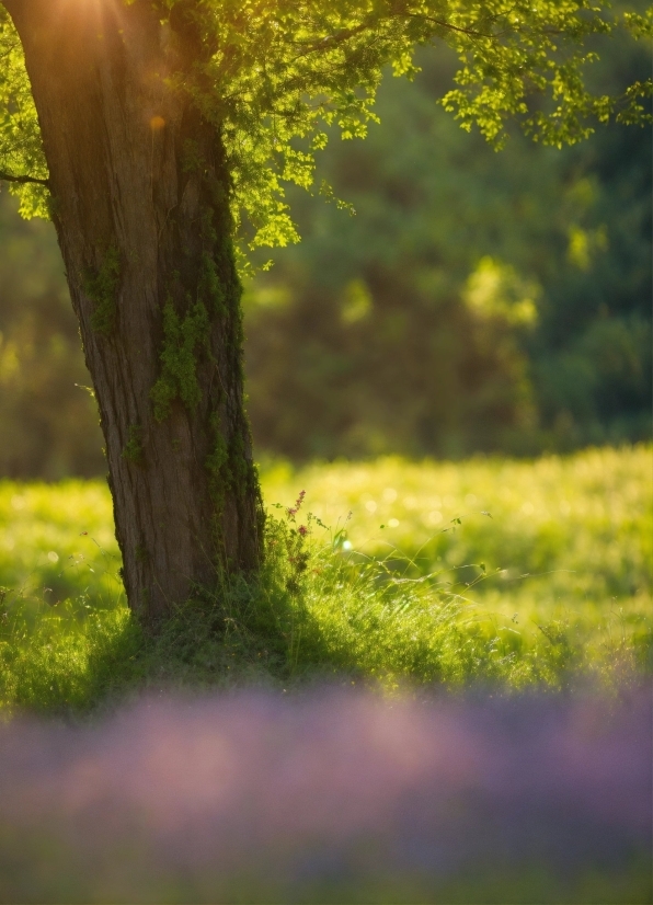 Easy Canvas Prints, Plant, Light, Green, People In Nature, Natural Landscape