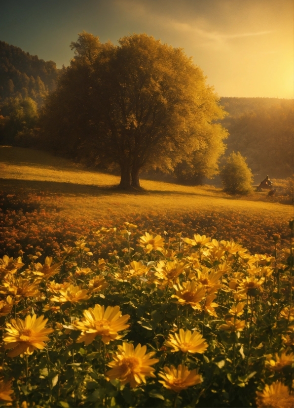 Fireplace Ideas, Flower, Sky, Plant, Ecoregion, Light