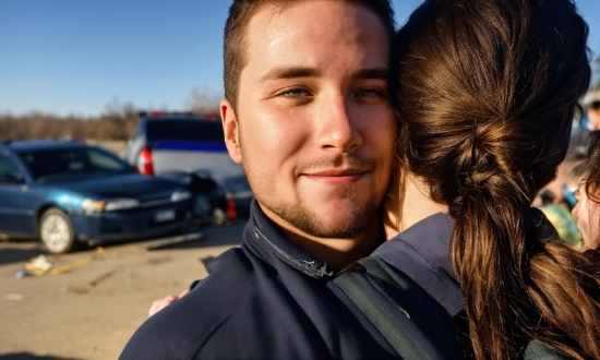 Forehead, Tire, Car, Vehicle, Wheel, Beard