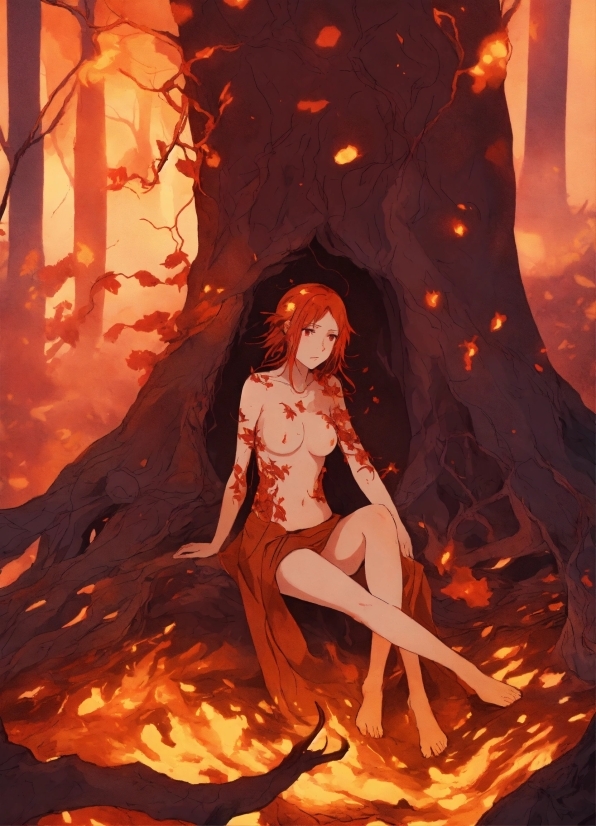 Free Graphics Software, Hair, Orange, People In Nature, Flame, Heat