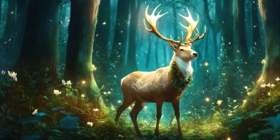 Free Video Watermark Remover Online, Light, Nature, Deer, Organism, Fawn