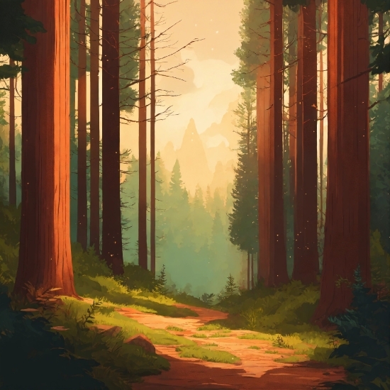 Graphic Designer Illustrator, Plant, Atmosphere, Ecoregion, Natural Landscape, Wood