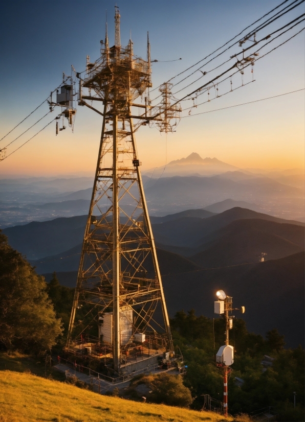 Great Flyer Design, Sky, Atmosphere, Mountain, Nature, Overhead Power Line