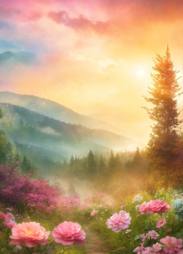 Headshot Photo, Flower, Sky, Cloud, Plant, Atmosphere