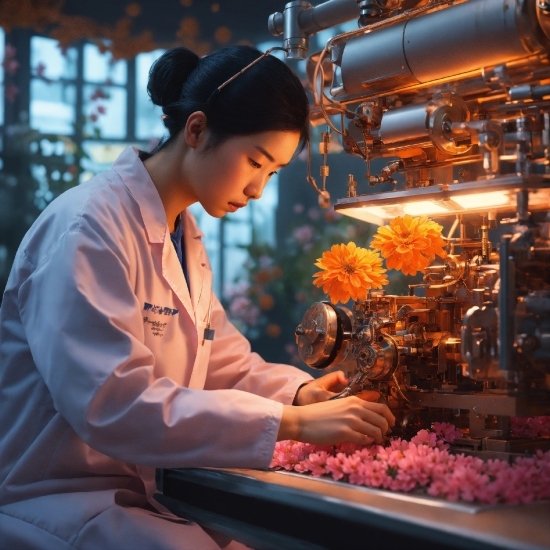 Hydrangea Art, Human, Orange, Temple, Selling, Plant