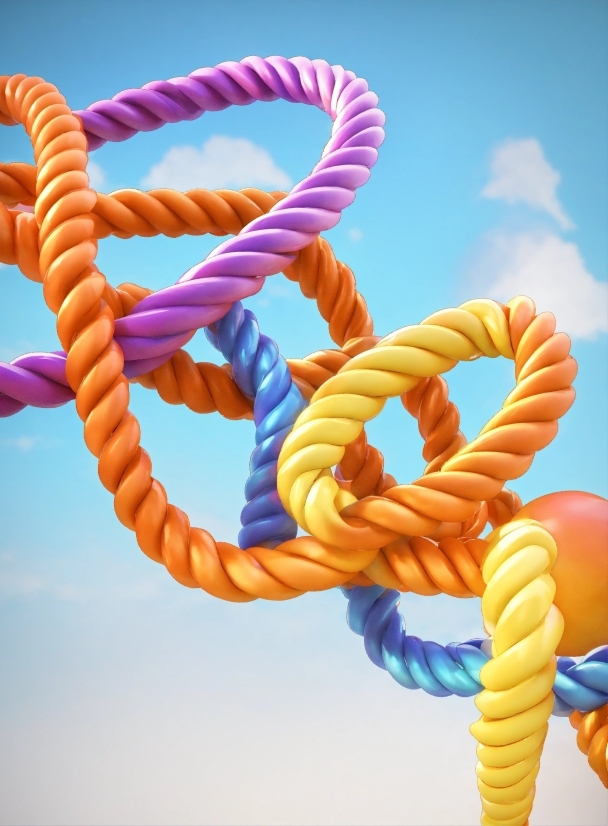 Illustration Stock Images Free, Sky, Cloud, Fun, Rope, Electric Blue