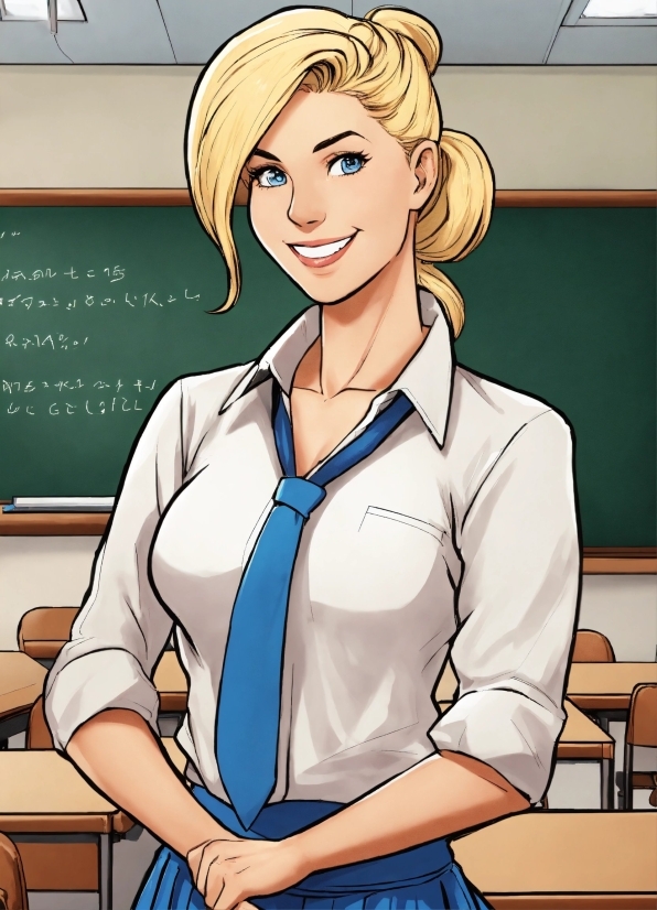 Jpg Text Editor, Smile, Sleeve, Gesture, Housekeeper, School Uniform