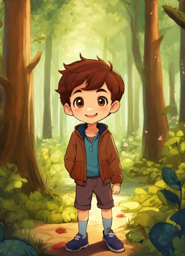 Make Anime Video Online, Hair, Cartoon, Plant, Vertebrate, People In Nature